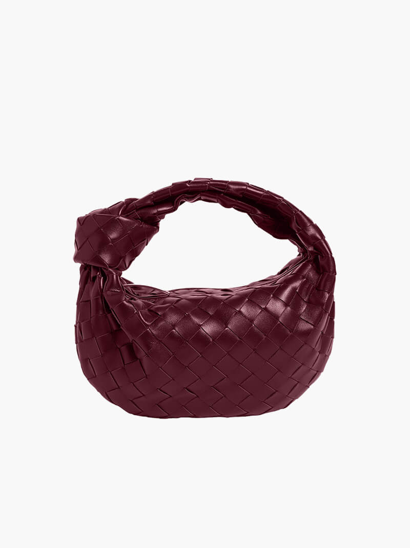 Knooptas | Klein | Gevlochten | Geweven tas | Dameshandtas-Boutique Moda