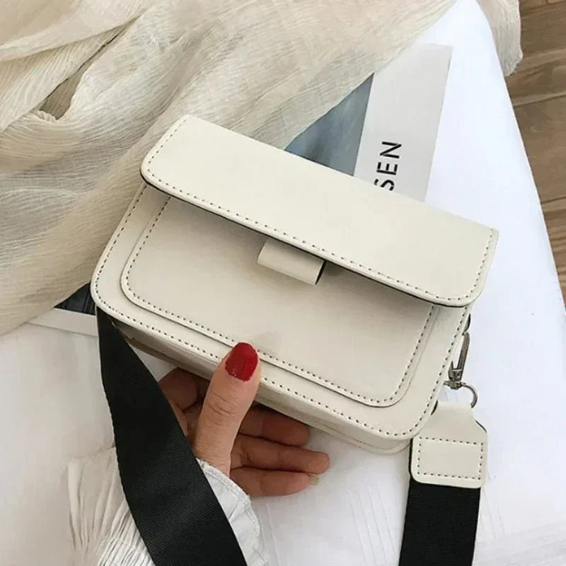 Kruistas - Mini Flip Tas met dikke band voor vrouwen-Boutique Moda
