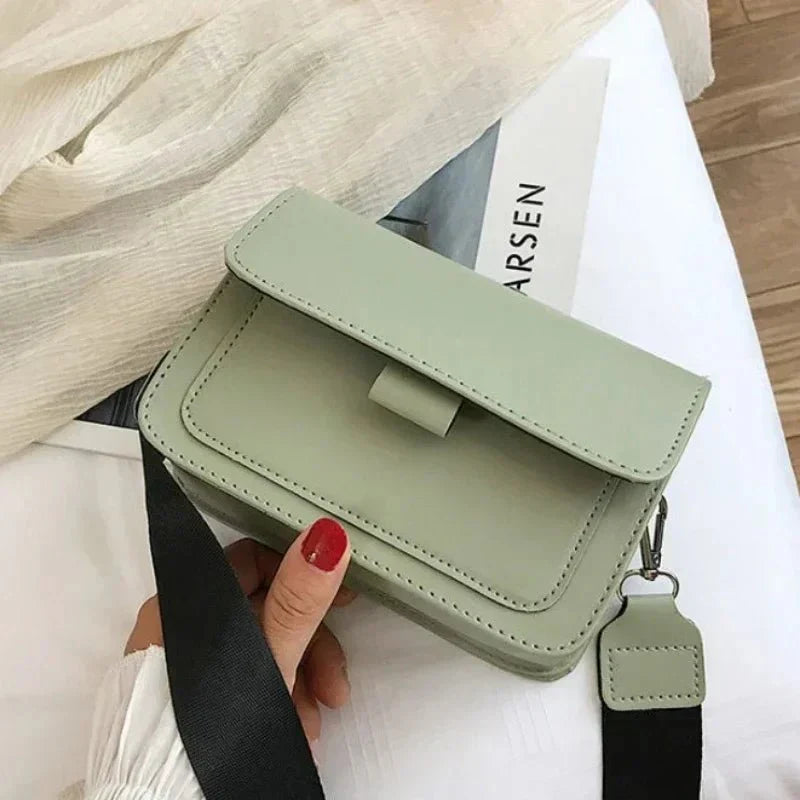 Kruistas - Mini Flip Tas met dikke band voor vrouwen-Boutique Moda
