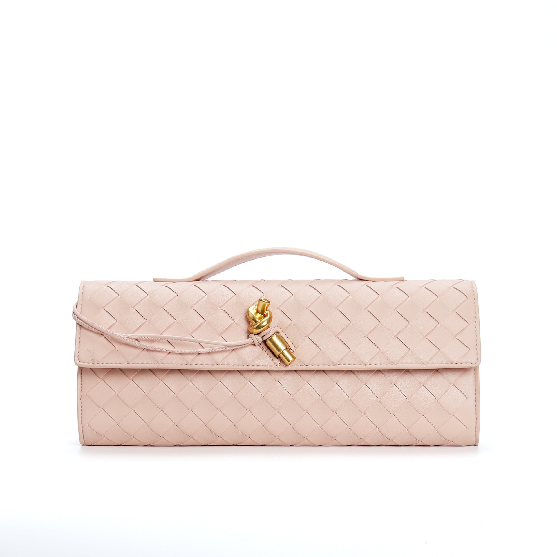 Kunstleren Tas - Klein - Clutch - Gevlochten tas - Schoudertas-Boutique Moda