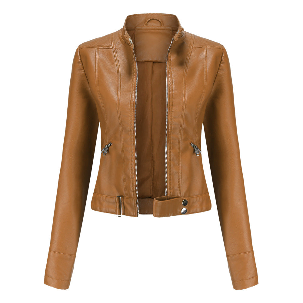 Kunstleren jas | Slim fit | Ritssluiting | Bikerjas | Damesjas