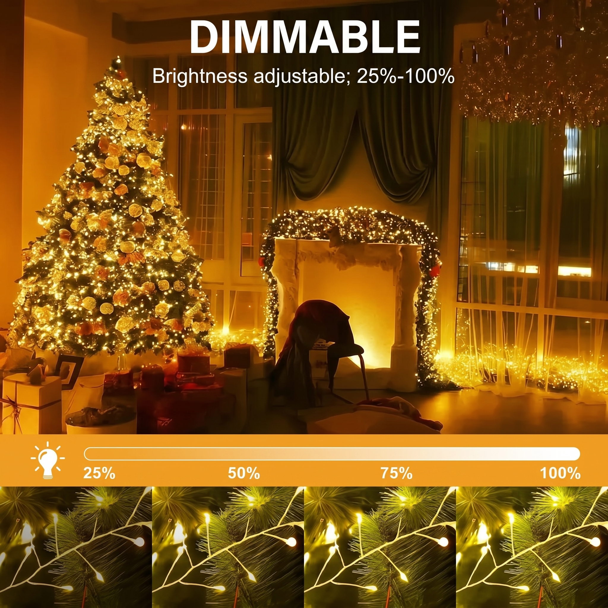 LED-Lichtjes - 300 LED 9 Meter Koperdraad Fairy Lights-Boutique Moda
