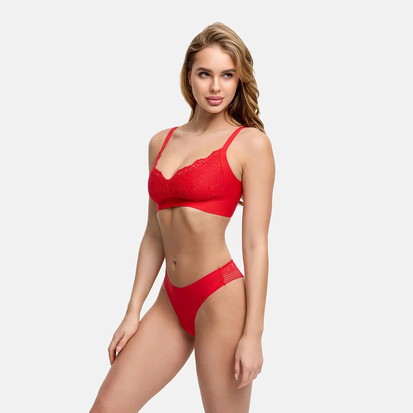 Comfort Lace BH | Beugelloze Push-Up Bralette | V-Hals Dames BH