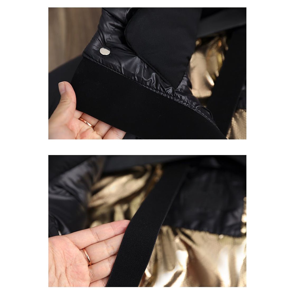 Lange pufferjas | Met capuchon | Waterdicht | Lange gewatteerde jas | Winterjas voor dames-Boutique Moda