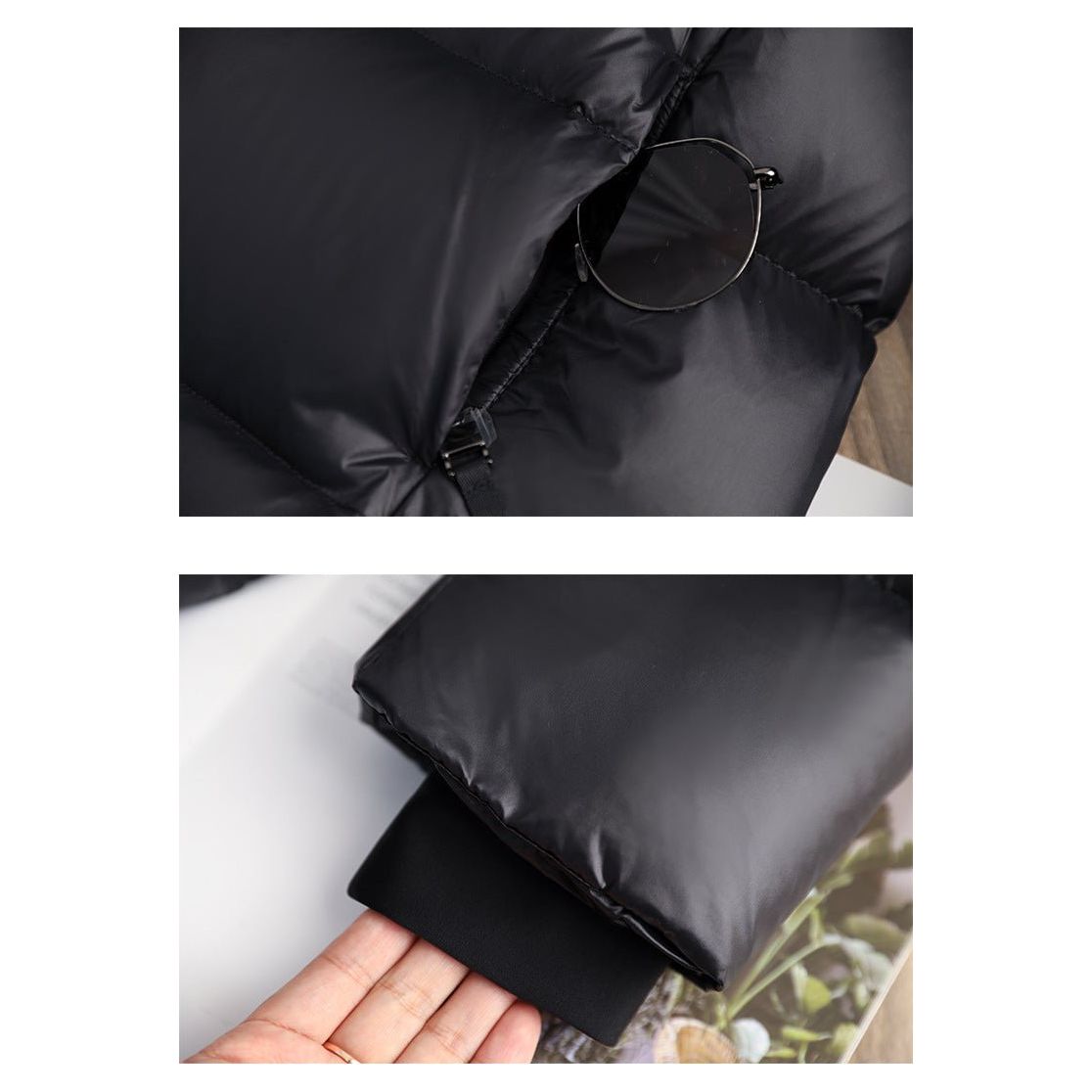 Lange pufferjas | Met capuchon | Waterdicht | Lange gewatteerde jas | Winterjas voor dames-Boutique Moda