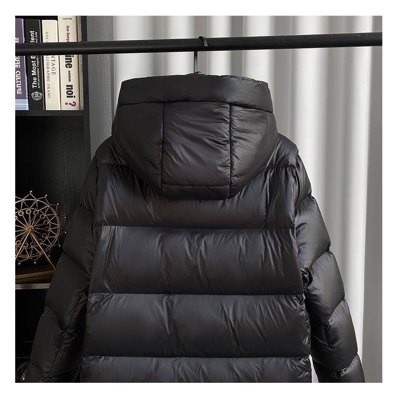 Lange pufferjas | Met capuchon | Waterdicht | Lange gewatteerde jas | Winterjas voor dames-Boutique Moda