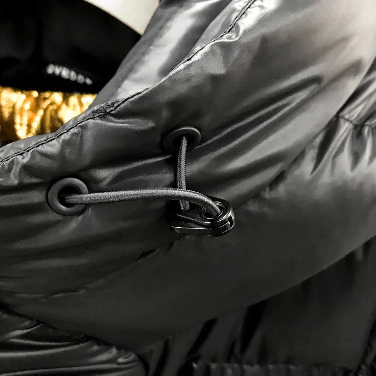 Lange pufferjas | Met capuchon | Waterdicht | Lange gewatteerde jas | Winterjas voor dames-Boutique Moda