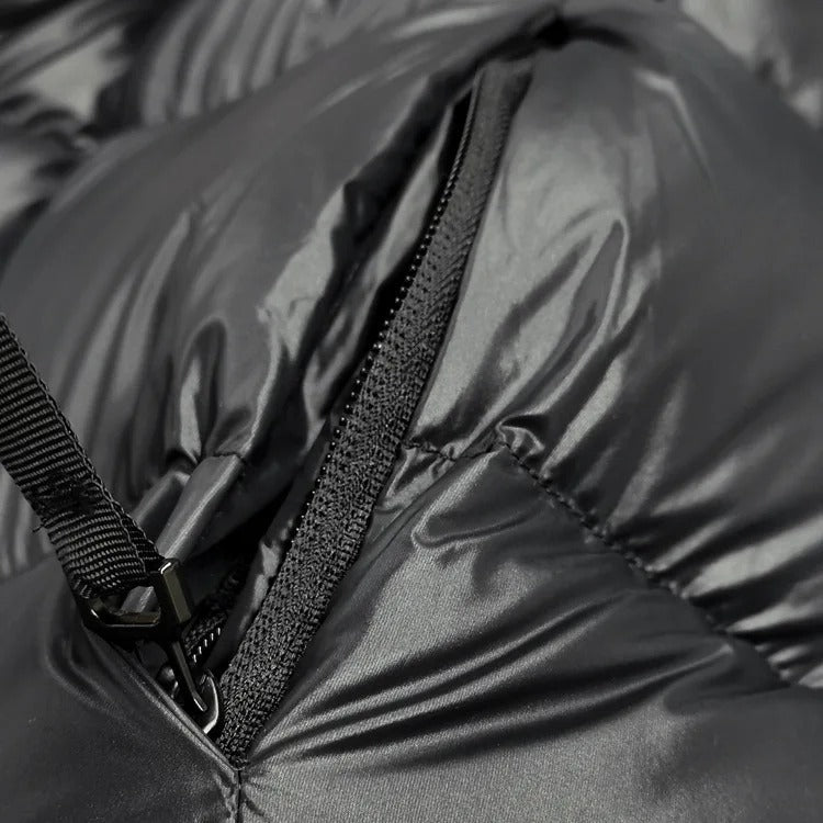 Lange pufferjas | Met capuchon | Waterdicht | Lange gewatteerde jas | Winterjas voor dames-Boutique Moda