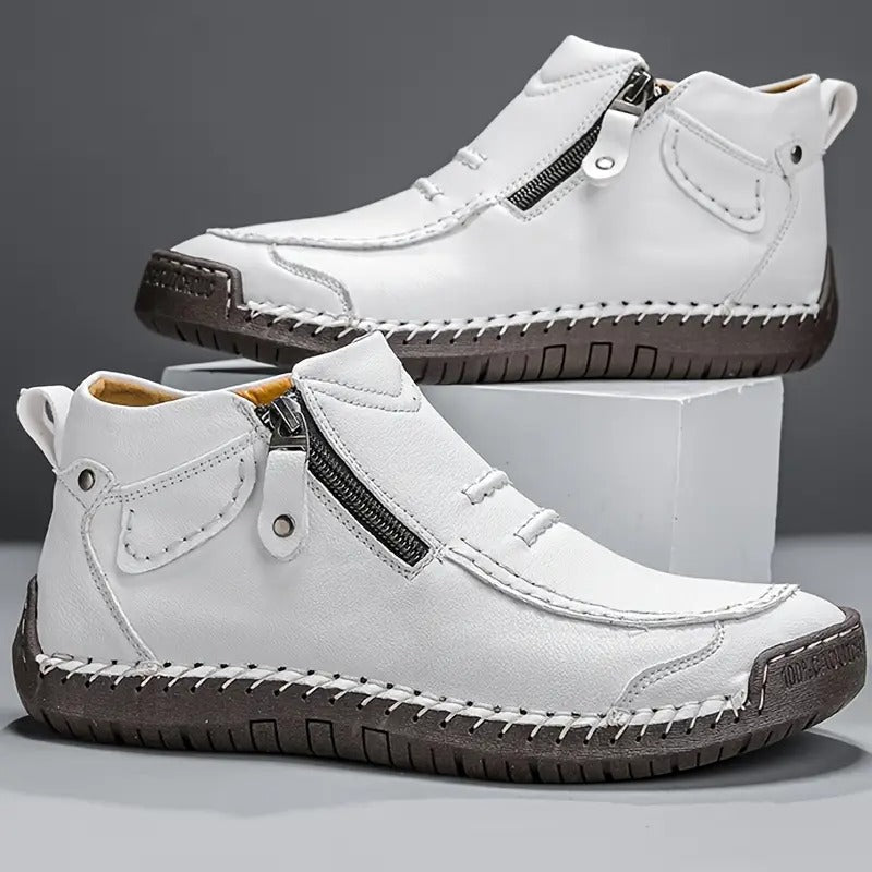 Lederen schoenen - antislip - orthopedisch - lederen laarzen - herenschoenen-Boutique Moda