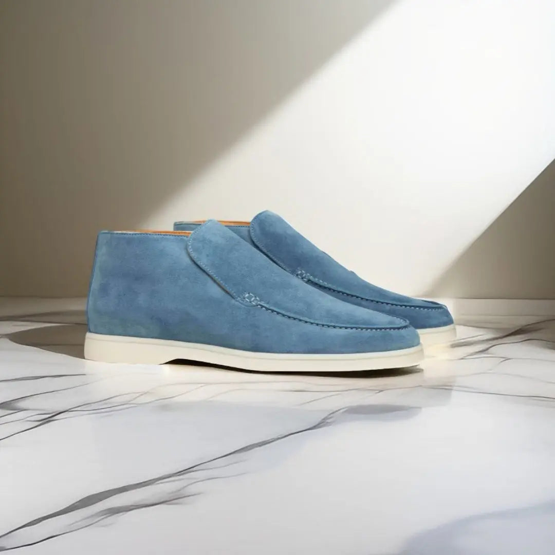 Loafers - Sloffen van suède voor heren-Boutique Moda
