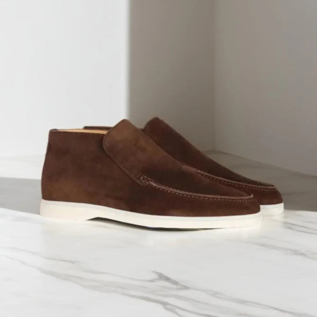 Loafers - Sloffen van suède voor heren-Boutique Moda