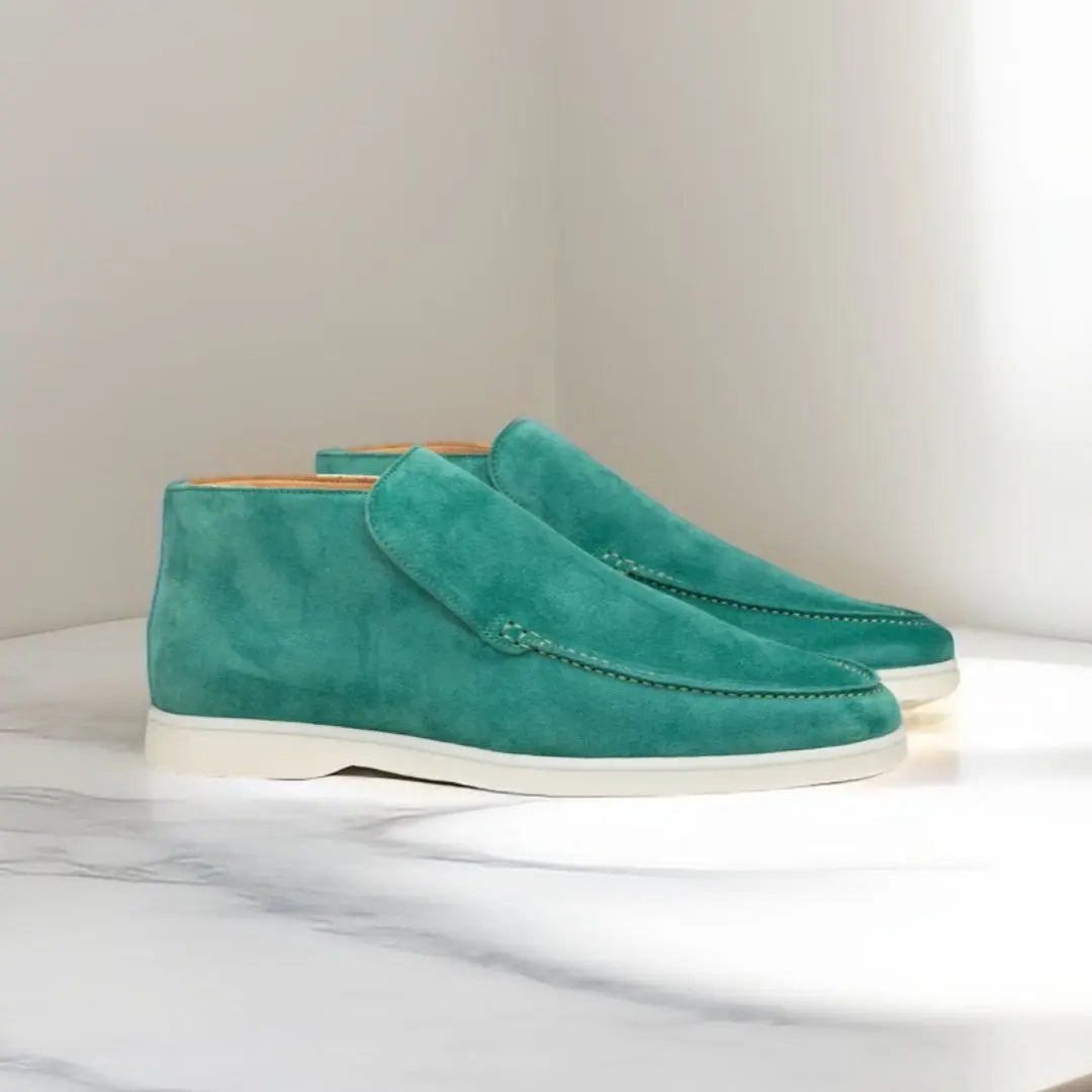 Loafers - Sloffen van suède voor heren-Boutique Moda