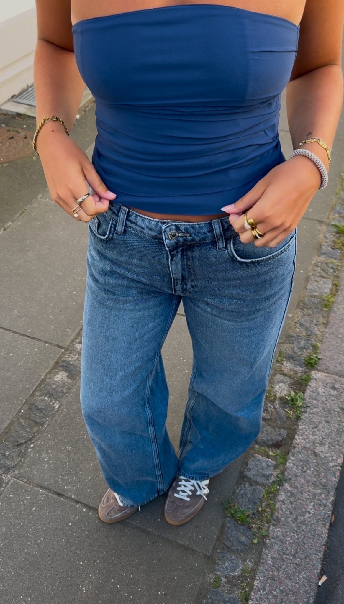 Loose Fit Jeans - Damesjeans met normale taille en rechte pijpen-Boutique Moda