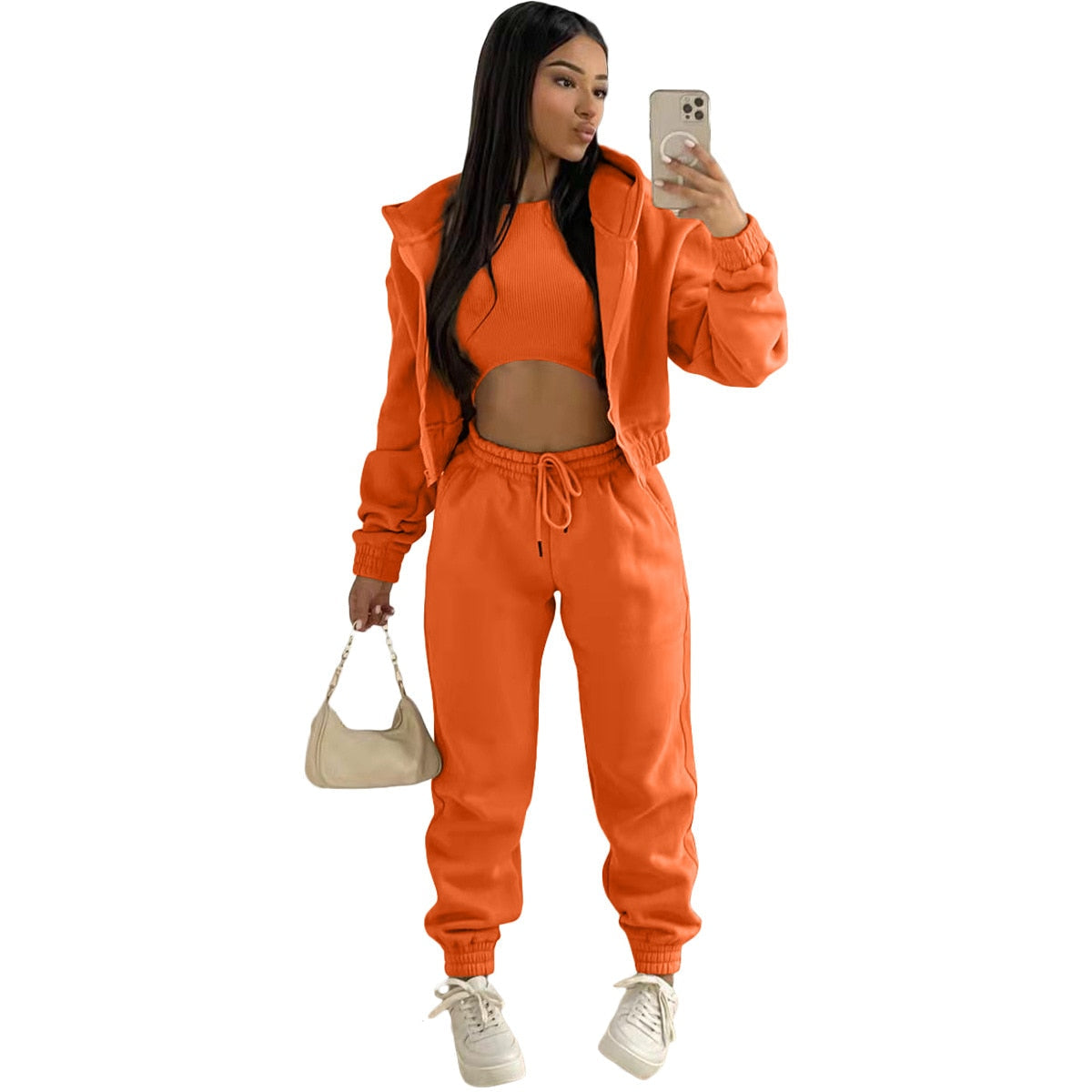 Louise Tracksuit | Driedelig Trainingspak-Boutique Moda