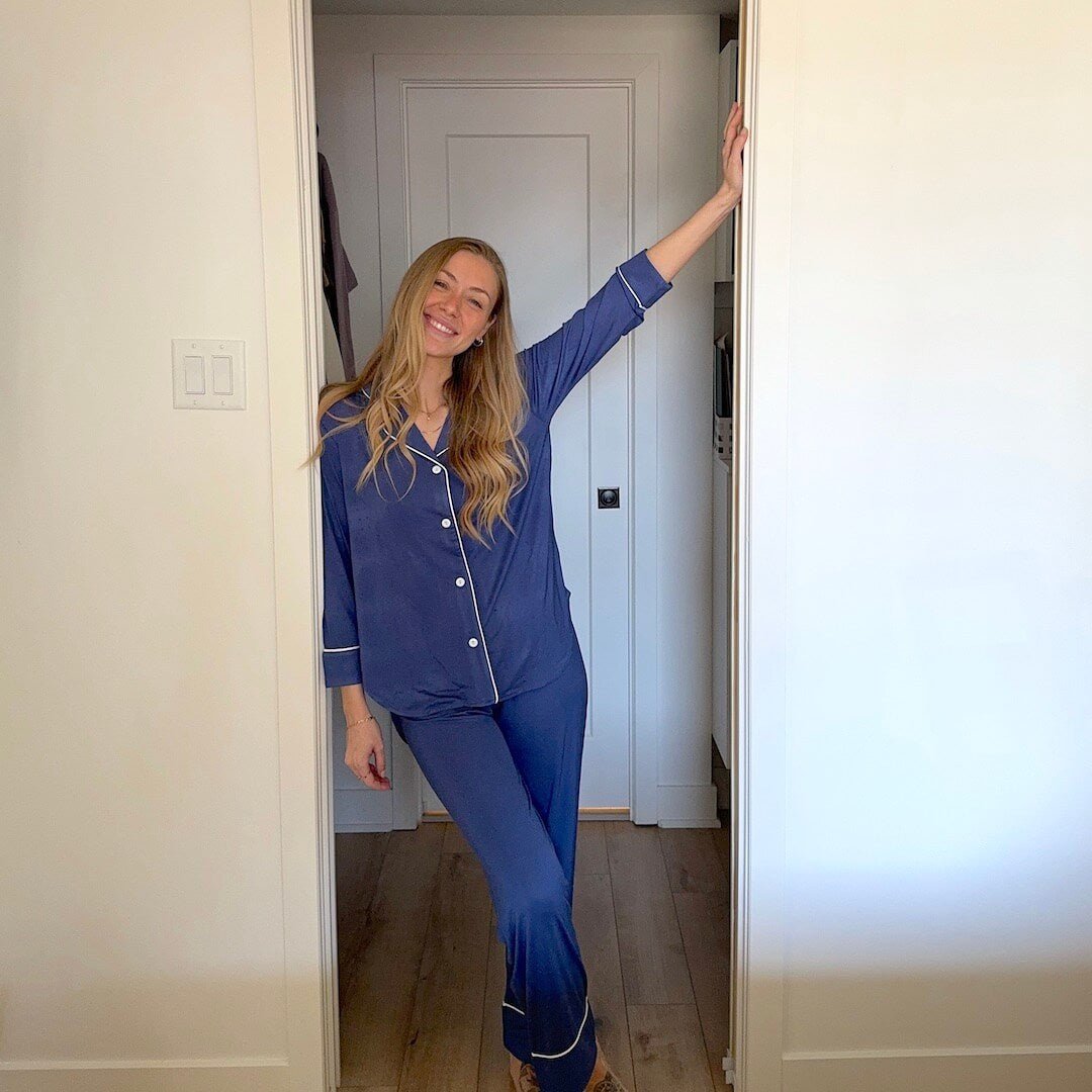 Loungeset Dames | Pyjama Lange Mouw | Ademend Knoopsluiting-Boutique Moda