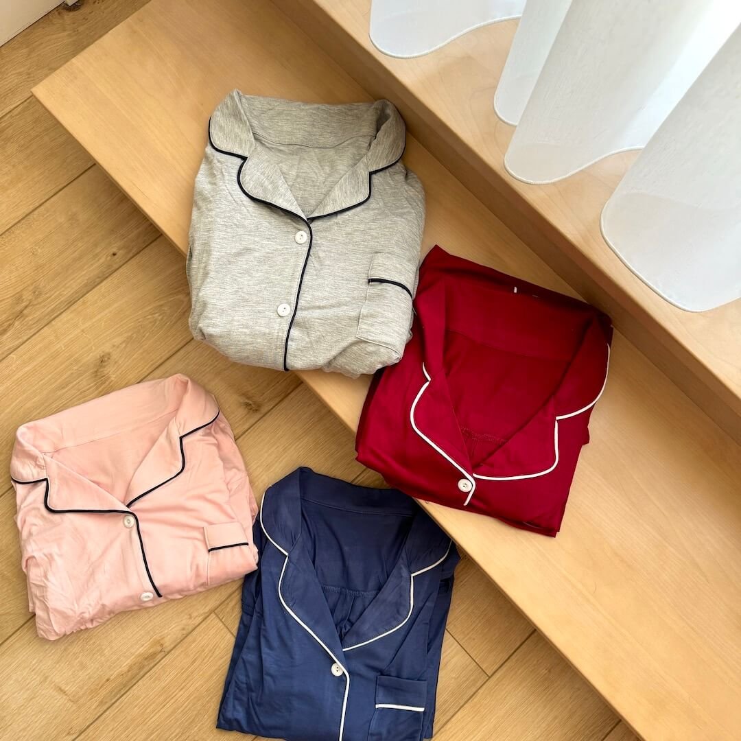 Loungeset Dames | Pyjama Lange Mouw | Ademend Knoopsluiting-Boutique Moda