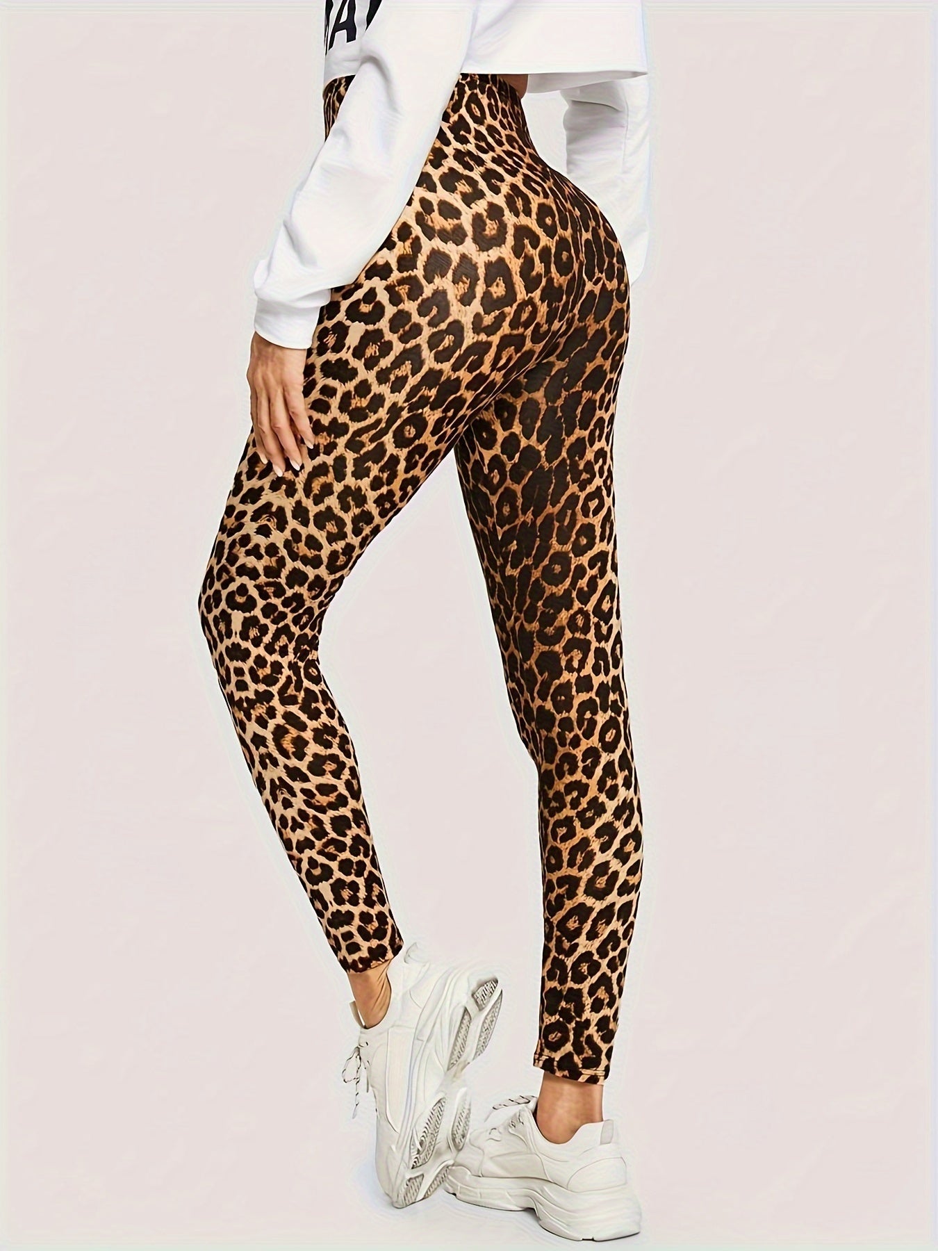Luipaard Legging | Stretch | Bedrukt | Skinny legging | Legging met hoge taille-Boutique Moda