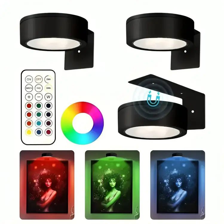 Magnetische LED-Schilderijlamp – Dimbaar & Draadloos-Boutique Moda