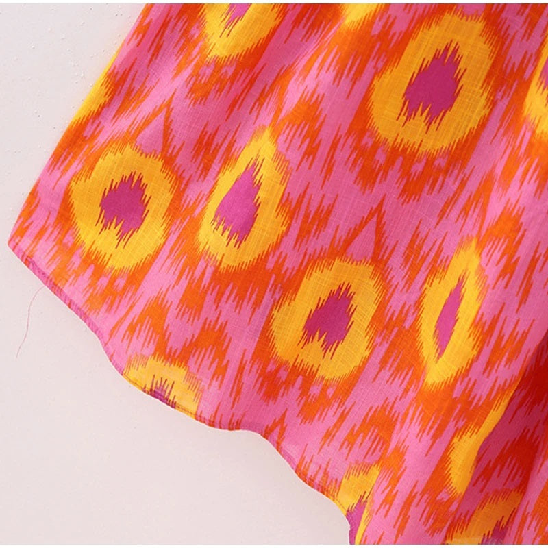 Maxi Jurk - Halve Mouw - Gerimpeld - Off Schouder Jurk - Zomer Jurk-Boutique Moda