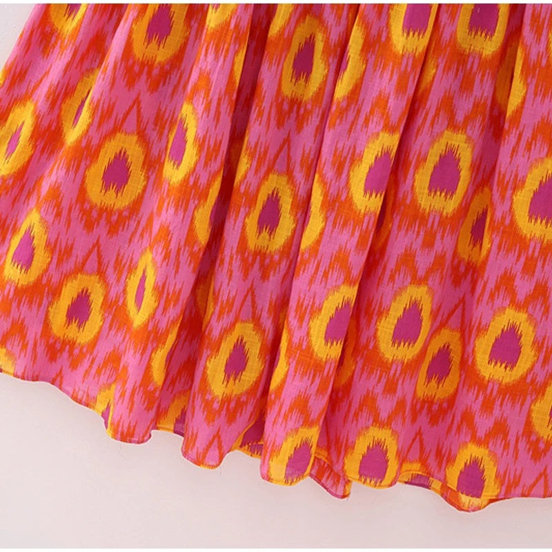 Maxi Jurk - Halve Mouw - Gerimpeld - Off Schouder Jurk - Zomer Jurk-Boutique Moda