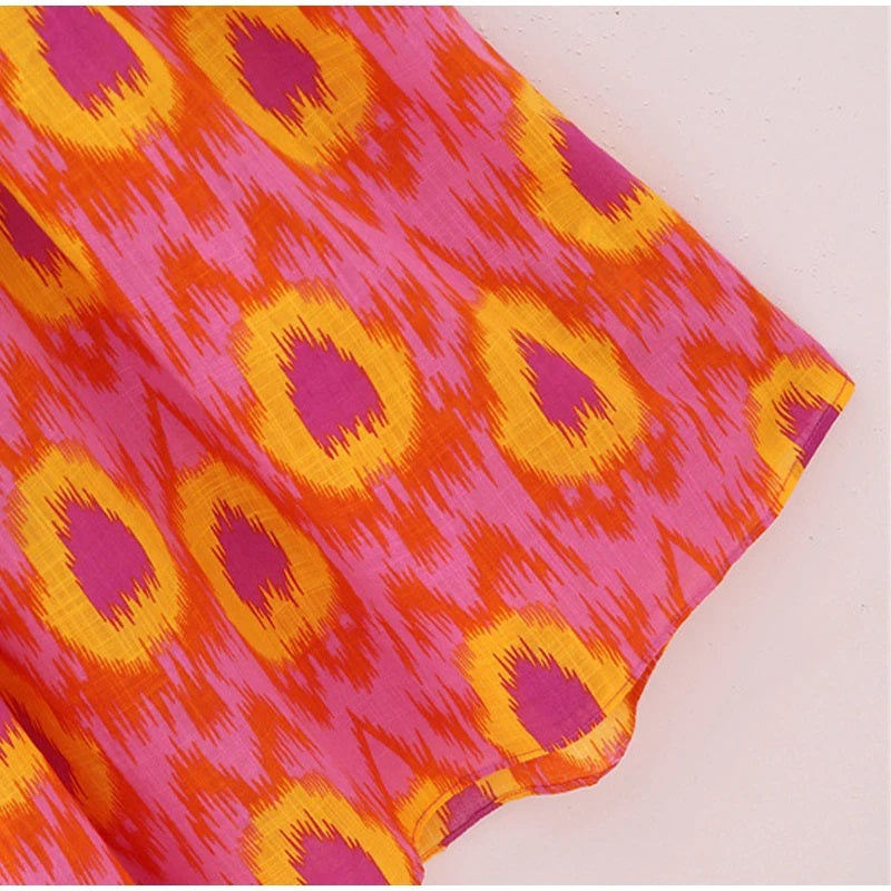 Maxi Jurk - Halve Mouw - Gerimpeld - Off Schouder Jurk - Zomer Jurk-Boutique Moda