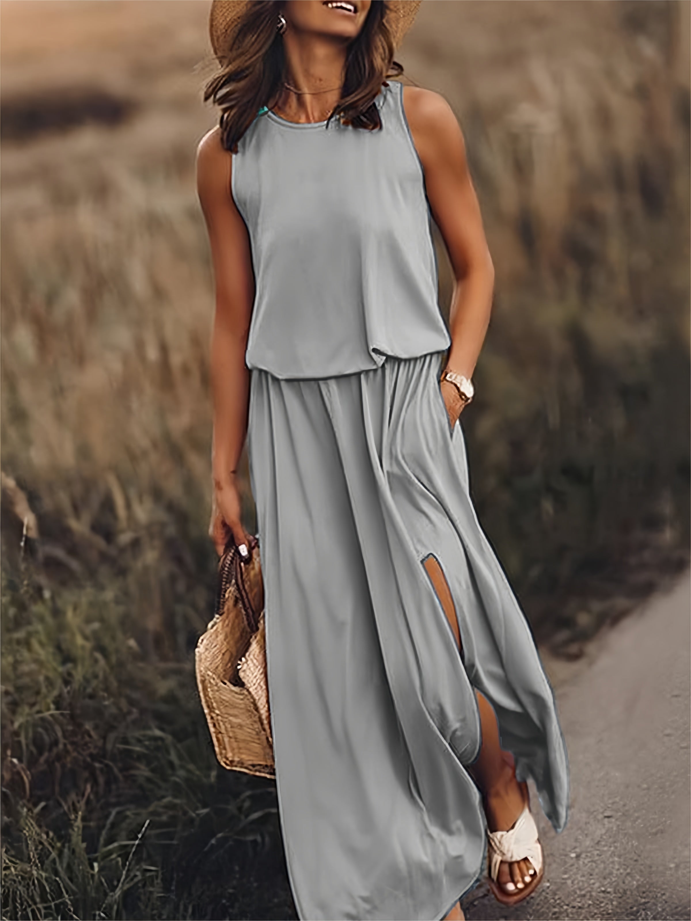Maxi-jurk - lange zomerjurk voor dames-Boutique Moda