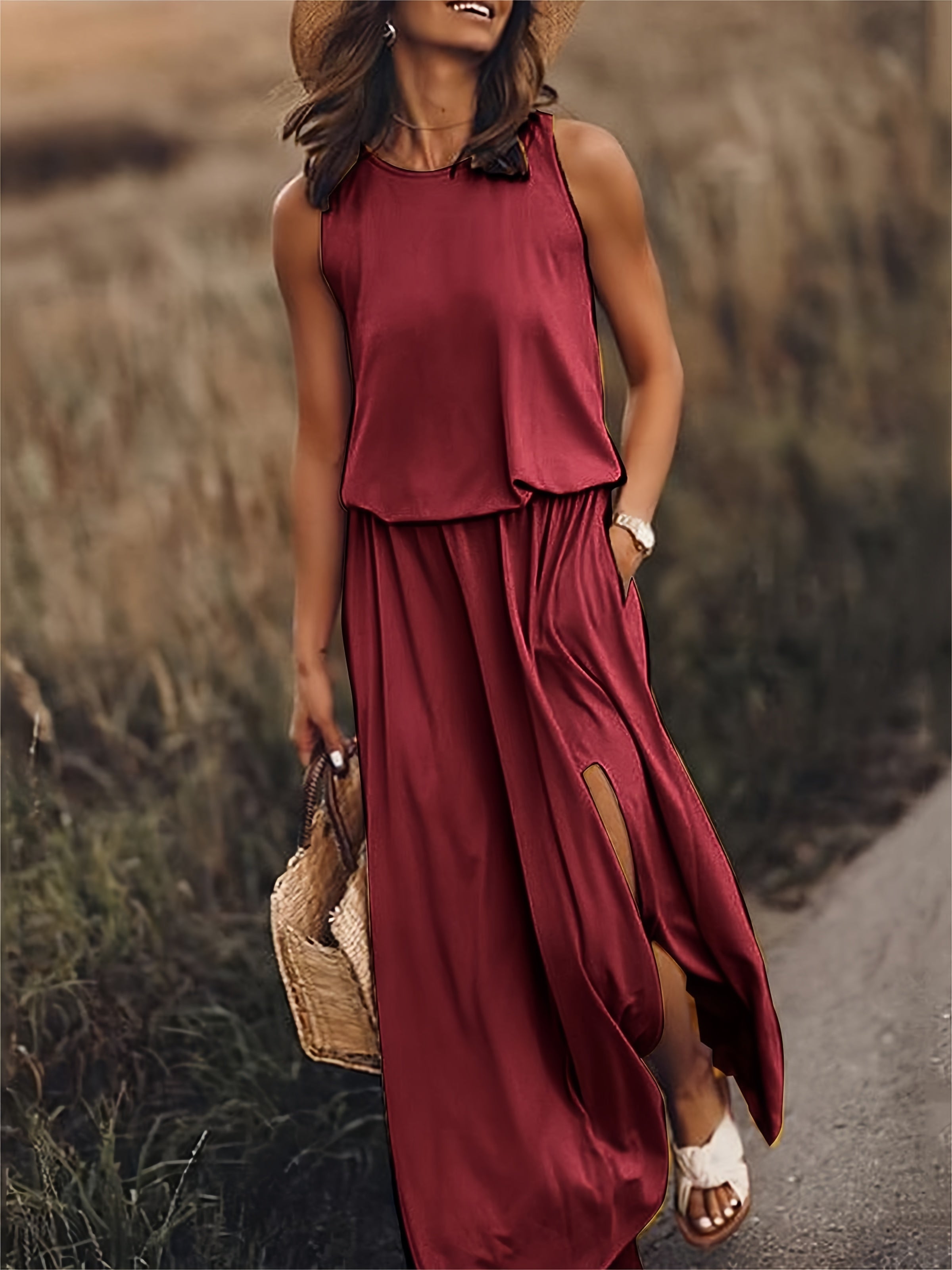Maxi-jurk - lange zomerjurk voor dames-Boutique Moda