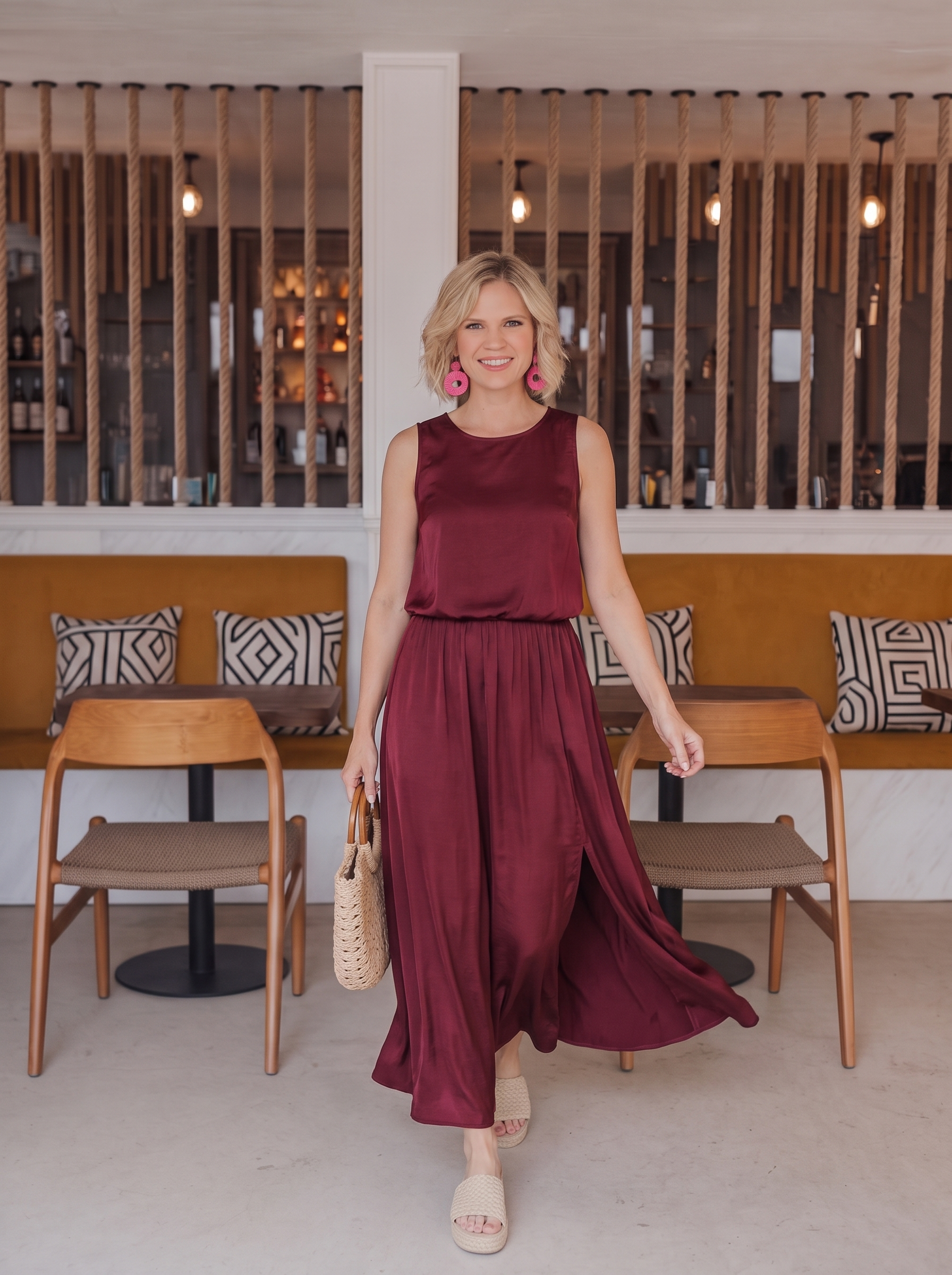 Maxi-jurk - lange zomerjurk voor dames-Boutique Moda