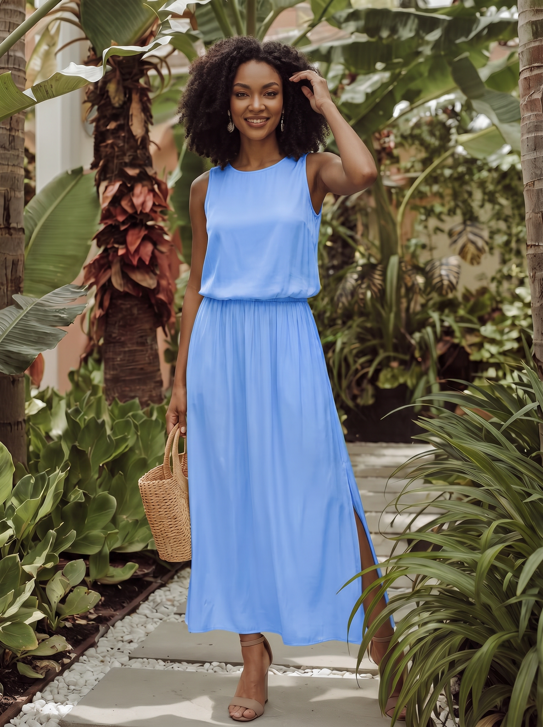 Maxi-jurk - lange zomerjurk voor dames-Boutique Moda