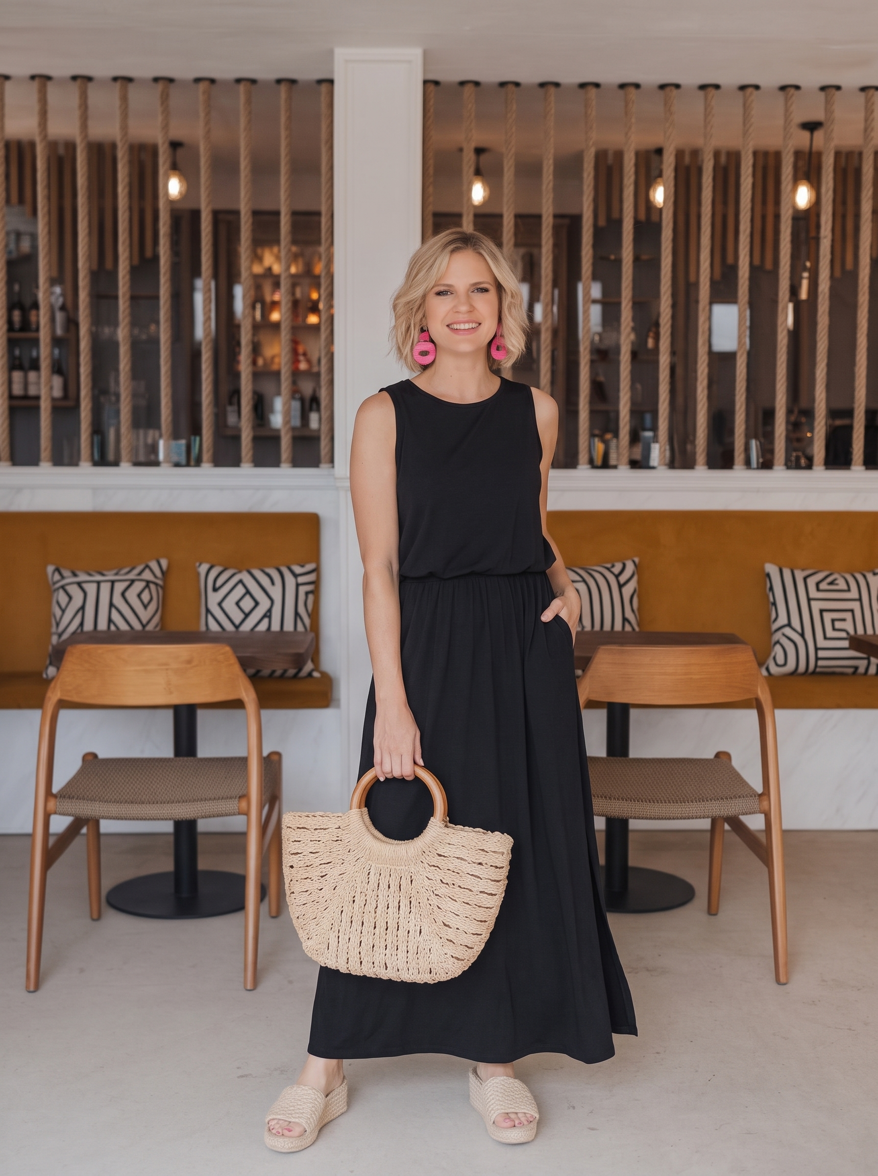 Maxi-jurk - lange zomerjurk voor dames-Boutique Moda