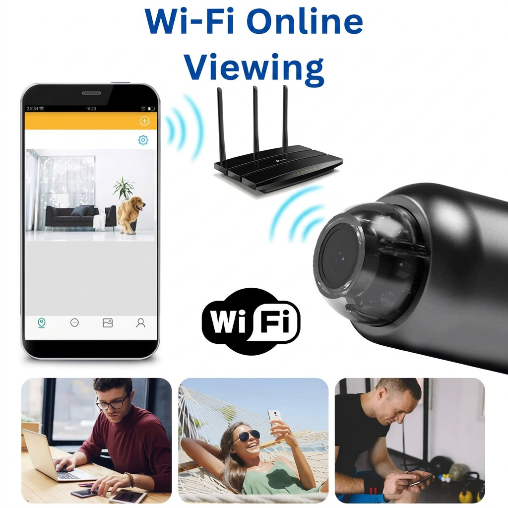 Mini Wifi Beveiligingscamera | 1080P Nachtzicht | Bewegingsdetectie-Boutique Moda
