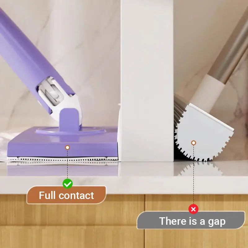 Mop voor Vochtige Doekjes | Handsfree Reinigen zonder Bukken | Vloer & Ramen-Boutique Moda