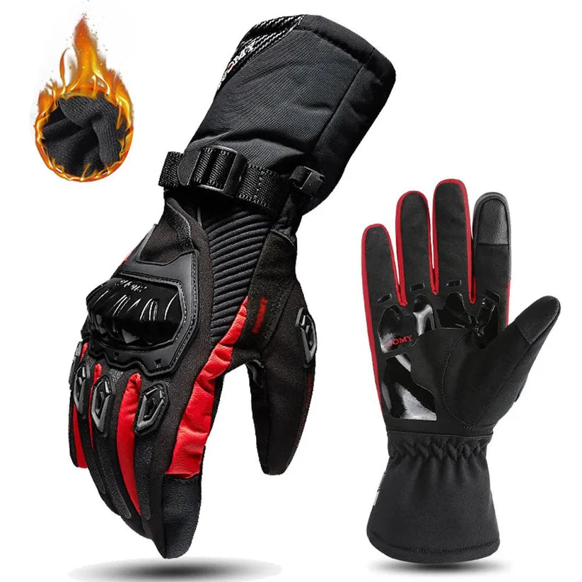 Motorhandschoenen - Warm - Waterdicht - Verwarmde Motorhandschoenen - Winter Motorhandschoenen-Boutique Moda