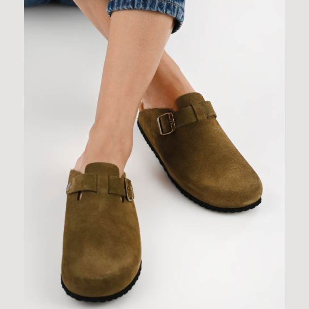 Muiltjes - Suède - Zomer - Slipschoenen - Pantoffels-Boutique Moda