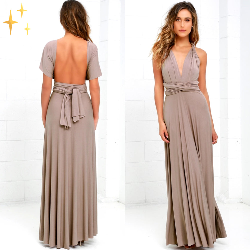 Multiway Maxi Jurk - Elegante Cocktail- en Avondjurk-Boutique Moda