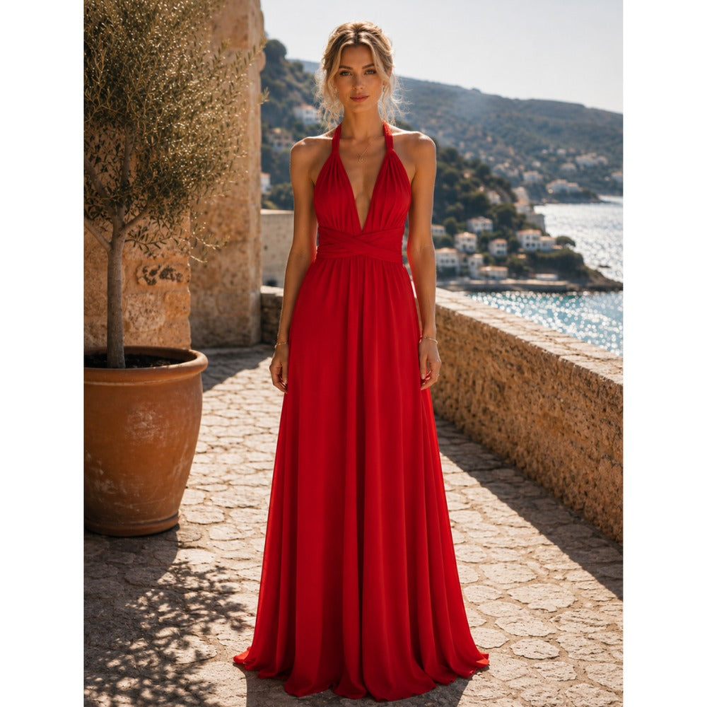 Multiway Maxi Jurk - Elegante Cocktail- en Avondjurk-Boutique Moda