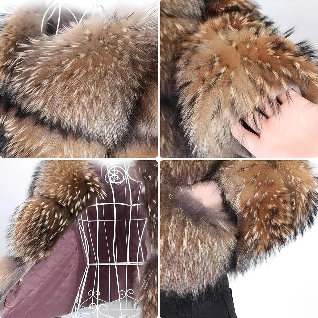 Nepbontjas | Kort | Pluizig | Bontjas | Winterjas voor dames-Boutique Moda