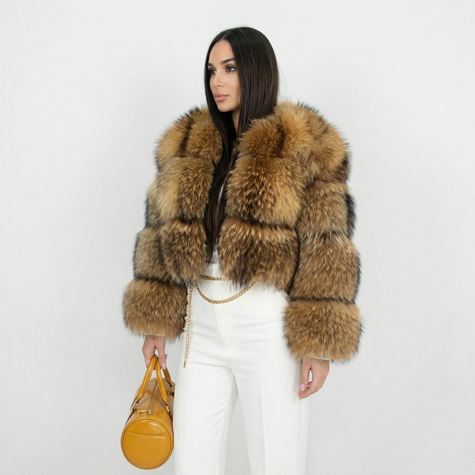 Nepbontjas | Kort | Pluizig | Bontjas | Winterjas voor dames-Boutique Moda
