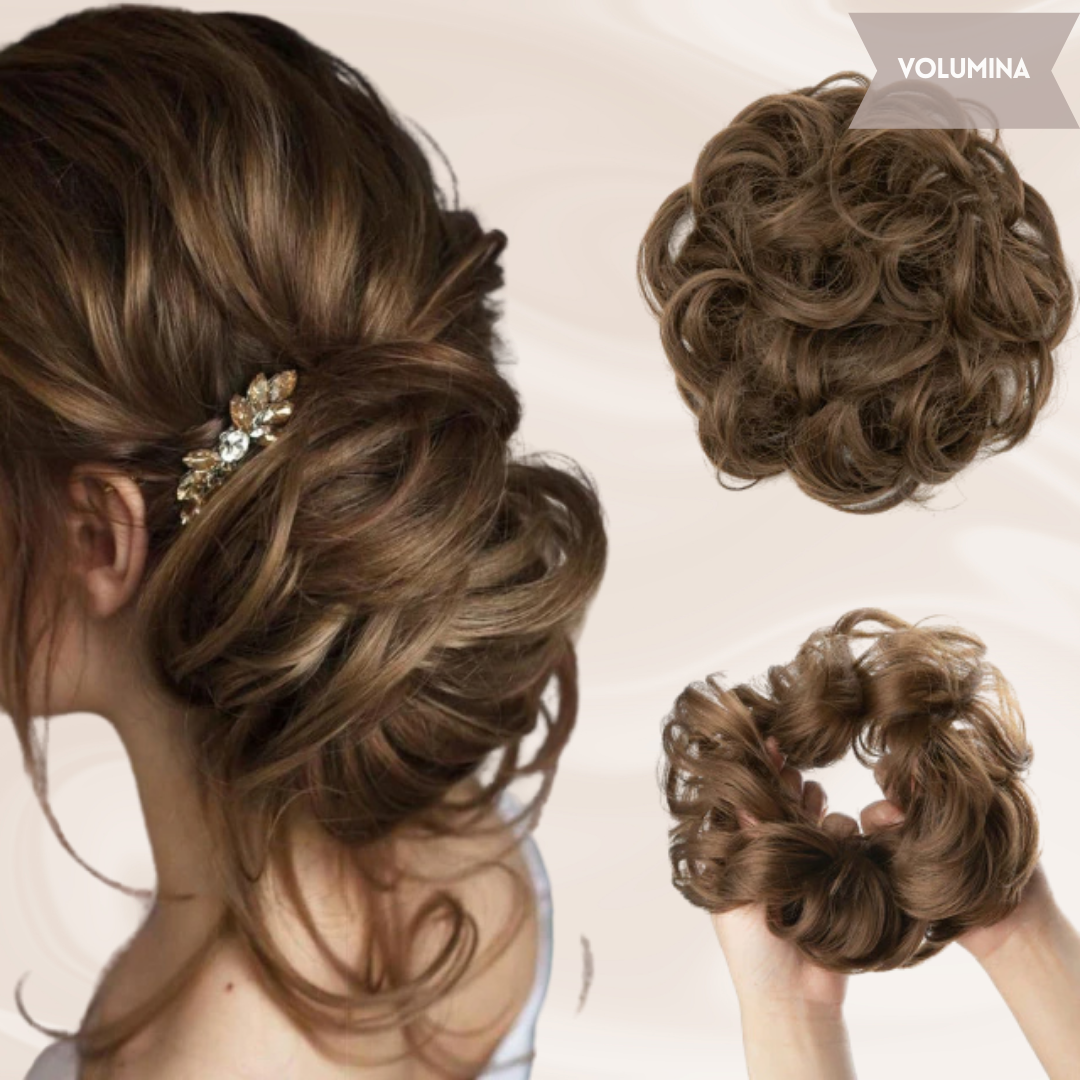 Nephaar Scrunchies - Messy Bun - Haar Donut - Synthetisch Haar Bun - Scrunchie Haarstukjes-Boutique Moda