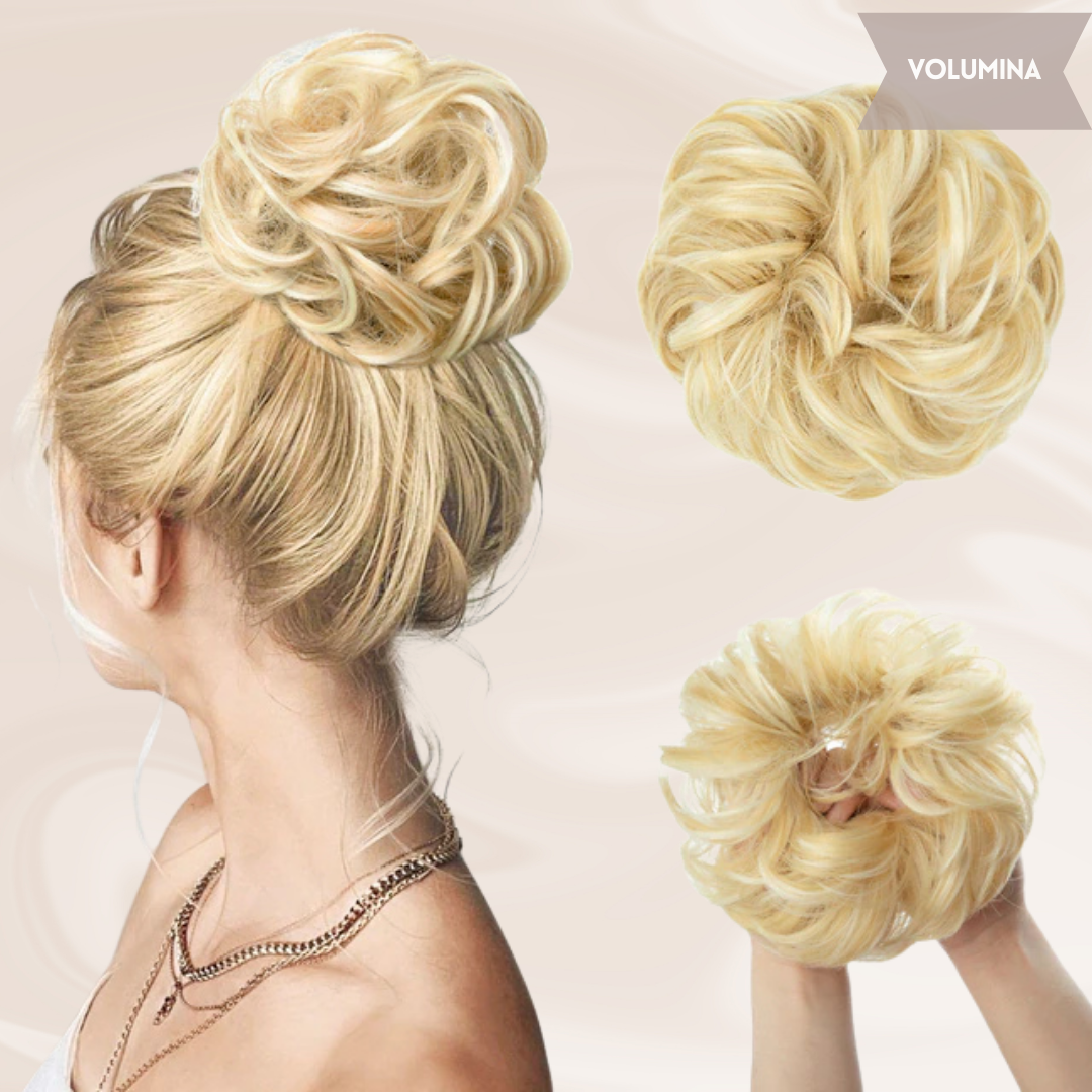 Nephaar Scrunchies - Messy Bun - Haar Donut - Synthetisch Haar Bun - Scrunchie Haarstukjes-Boutique Moda