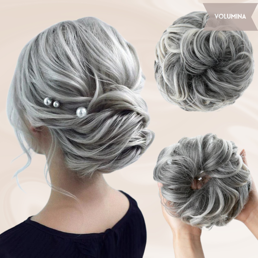 Nephaar Scrunchies - Messy Bun - Haar Donut - Synthetisch Haar Bun - Scrunchie Haarstukjes-Boutique Moda