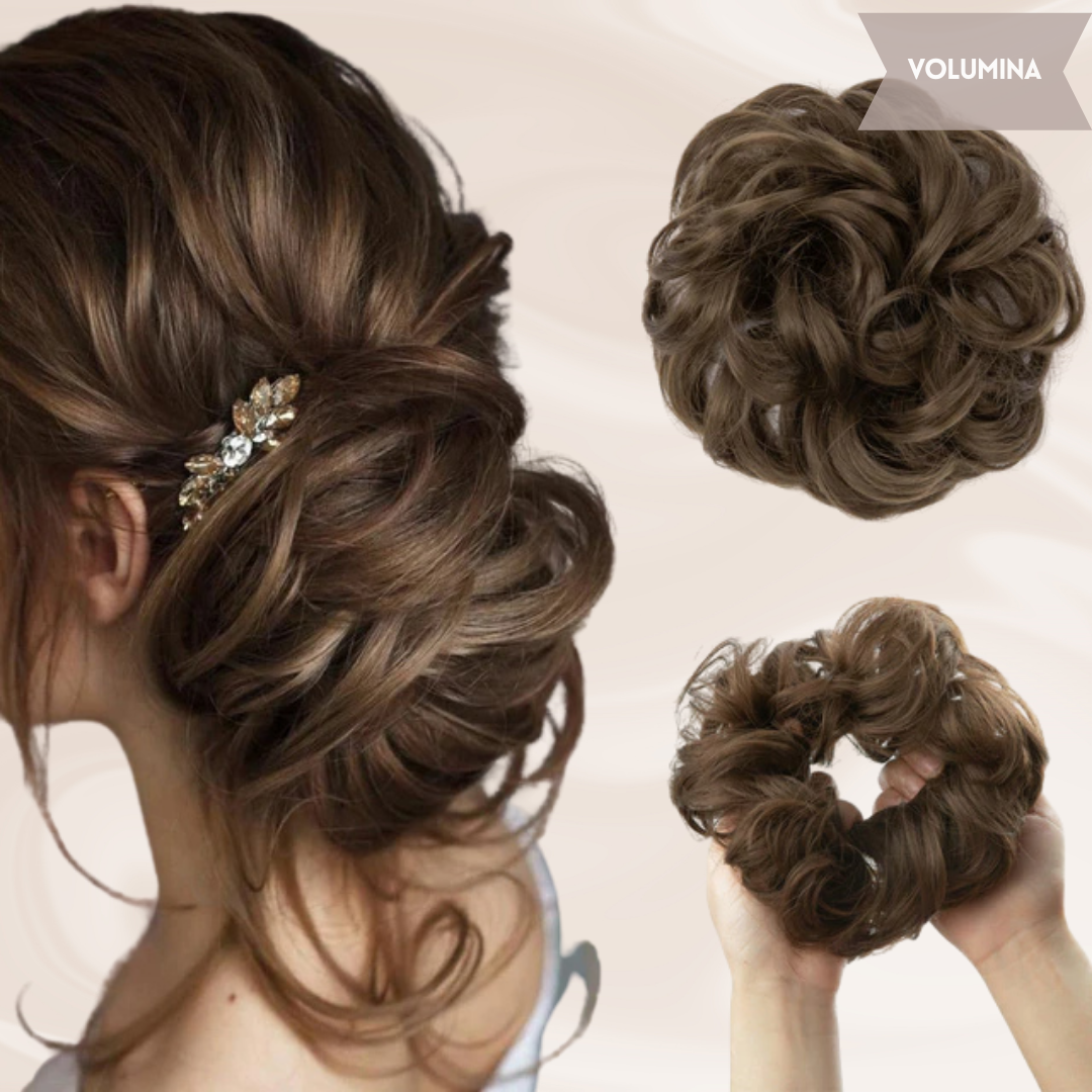 Nephaar Scrunchies - Messy Bun - Haar Donut - Synthetisch Haar Bun - Scrunchie Haarstukjes-Boutique Moda
