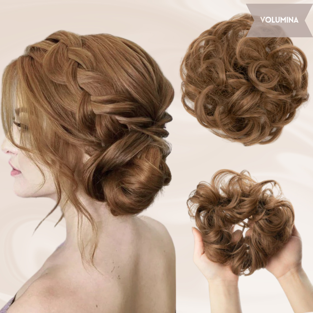 Nephaar Scrunchies - Messy Bun - Haar Donut - Synthetisch Haar Bun - Scrunchie Haarstukjes-Boutique Moda