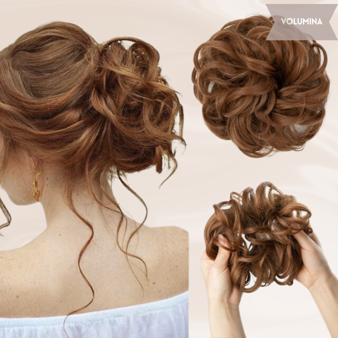 Nephaar Scrunchies - Messy Bun - Haar Donut - Synthetisch Haar Bun - Scrunchie Haarstukjes-Boutique Moda