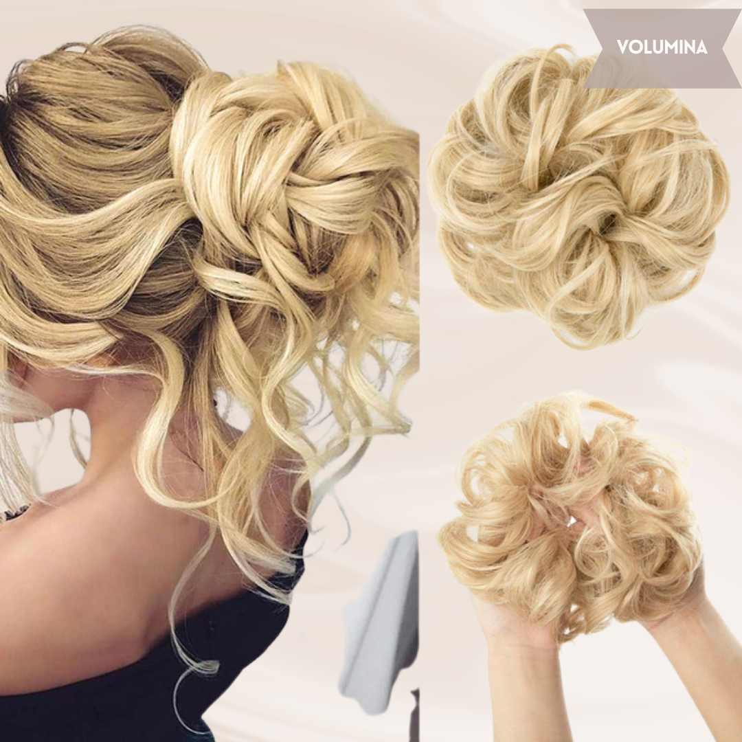 Nephaar Scrunchies - Messy Bun - Haar Donut - Synthetisch Haar Bun - Scrunchie Haarstukjes-Boutique Moda