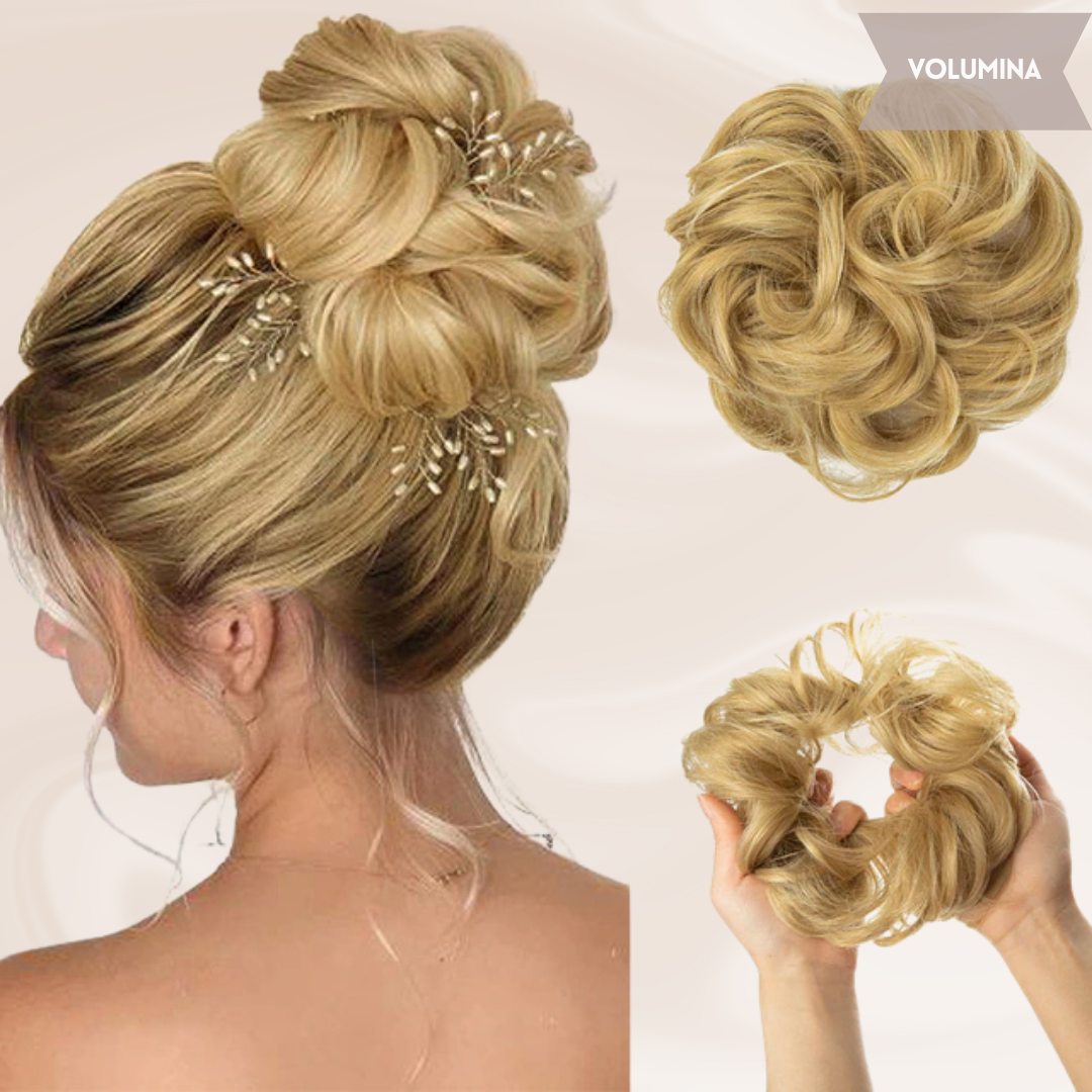 Nephaar Scrunchies - Messy Bun - Haar Donut - Synthetisch Haar Bun - Scrunchie Haarstukjes-Boutique Moda