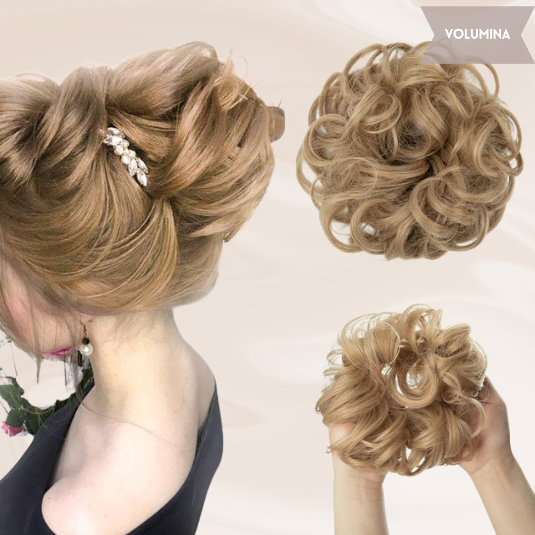 Nephaar Scrunchies - Messy Bun - Haar Donut - Synthetisch Haar Bun - Scrunchie Haarstukjes-Boutique Moda