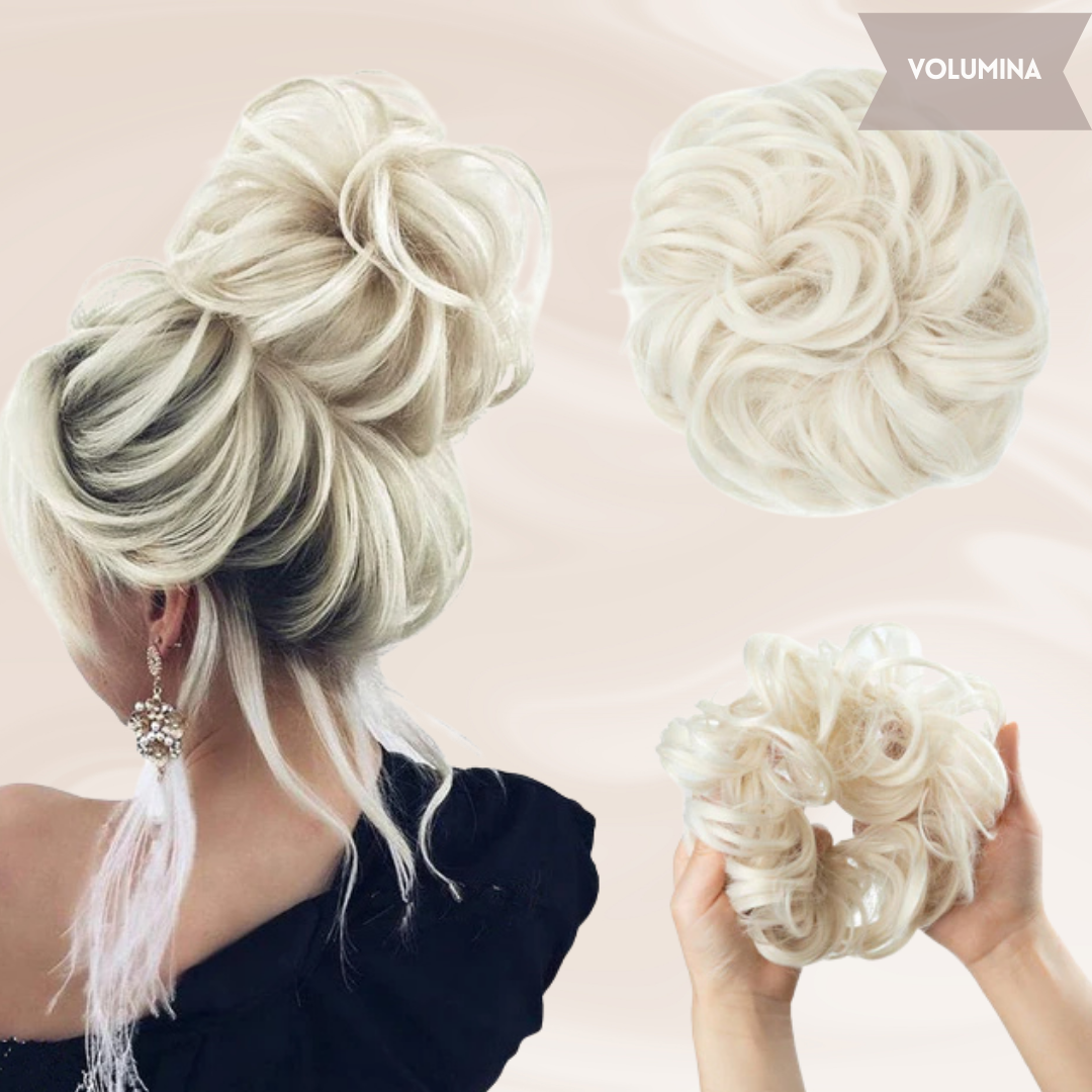 Nephaar Scrunchies - Messy Bun - Haar Donut - Synthetisch Haar Bun - Scrunchie Haarstukjes-Boutique Moda