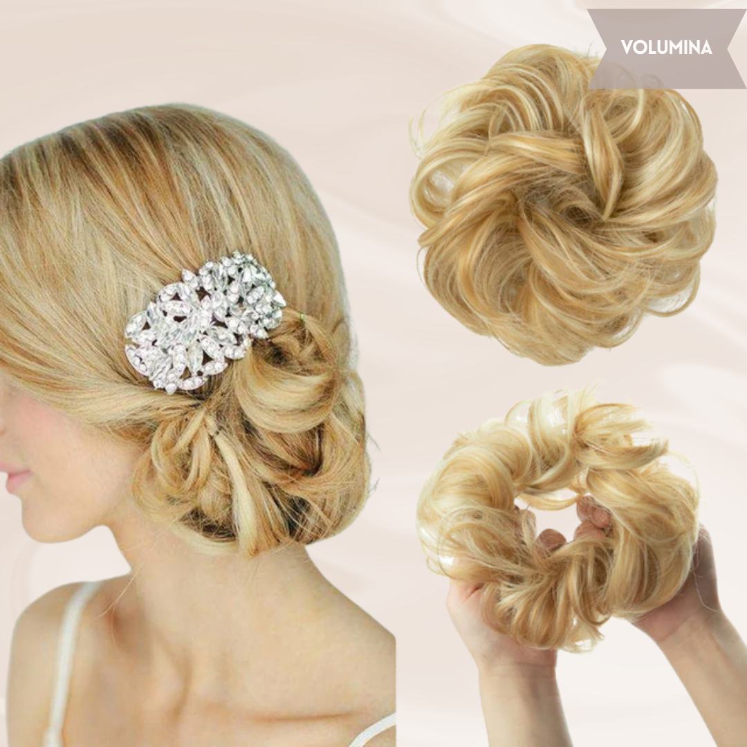 Nephaar Scrunchies - Messy Bun - Haar Donut - Synthetisch Haar Bun - Scrunchie Haarstukjes-Boutique Moda