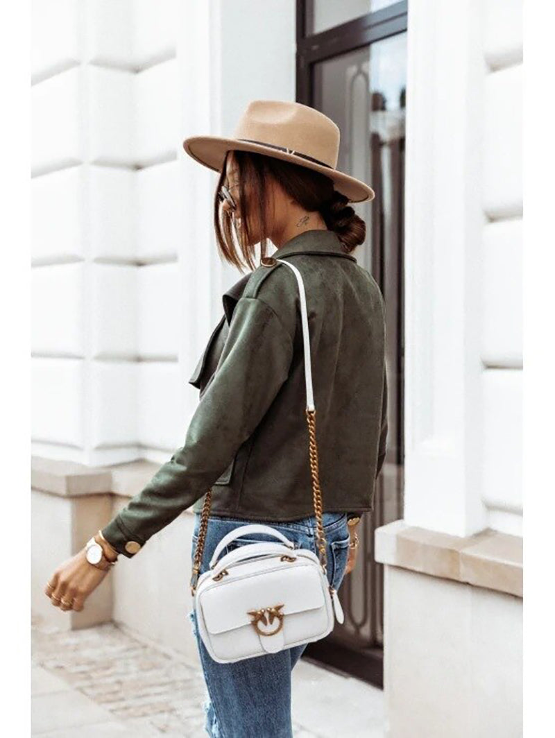 Nina Jacket | Stijlvolle suède leren jas is een must-have voor dit voorjaar-Boutique Moda